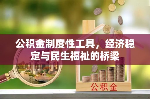 舟山新区公积金制度性工具，经济稳定与民生福祉的桥梁
