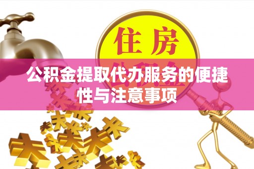舟山新区公积金提取代办服务的便捷性与注意事项