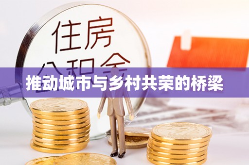 舟山新区推动城市与乡村共荣的桥梁