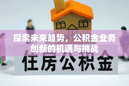 舟山新区探索未来趋势，公积金业务创新的机遇与挑战