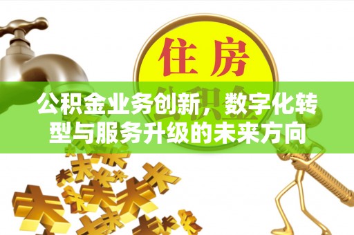 舟山新区公积金业务创新，数字化转型与服务升级的未来方向