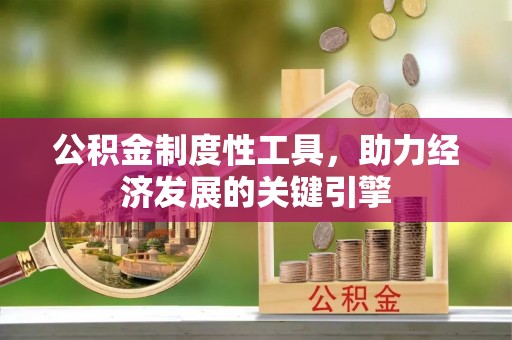舟山新区公积金制度性工具，助力经济发展的关键引擎