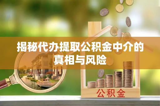 舟山新区揭秘代办提取公积金中介的真相与风险