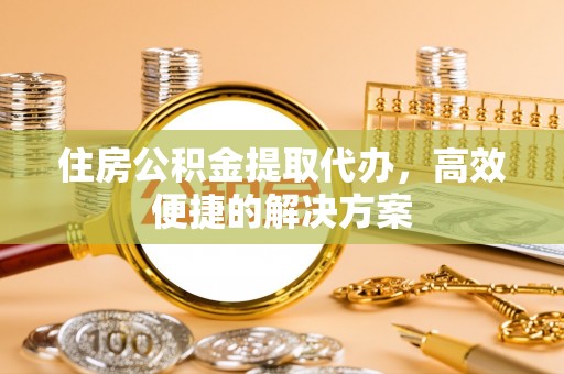 舟山新区住房公积金提取代办，高效便捷的解决方案