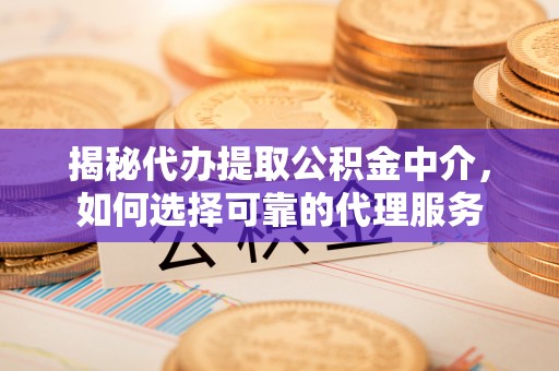 舟山新区揭秘代办提取公积金中介，如何选择可靠的代理服务