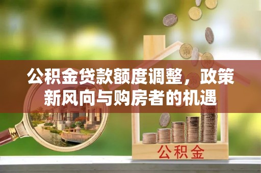 舟山新区公积金贷款额度调整，政策新风向与购房者的机遇
