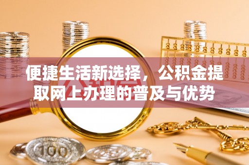舟山新区便捷生活新选择，公积金提取网上办理的普及与优势