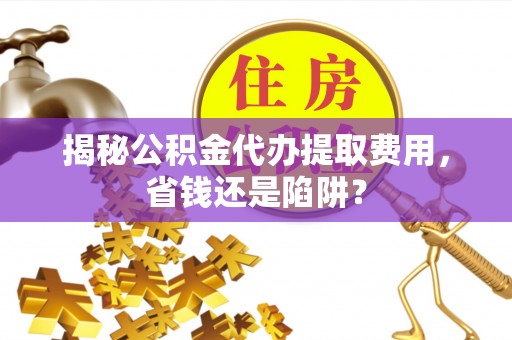 舟山新区揭秘公积金代办提取费用，省钱还是陷阱？