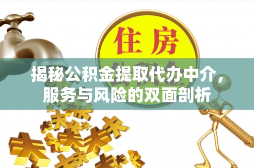 舟山新区揭秘公积金提取代办中介，服务与风险的双面剖析