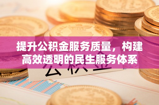 舟山新区提升公积金服务质量，构建高效透明的民生服务体系