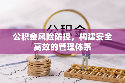 舟山新区公积金风险防控，构建安全高效的管理体系