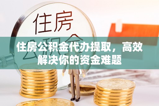 舟山新区住房公积金代办提取，高效解决你的资金难题